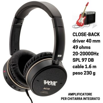 Cuffia Vox VGH-AC30 black