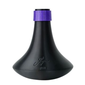Sordina Trombone Tenore Rejano Mutes VIDA Purple Practice in resina Nera