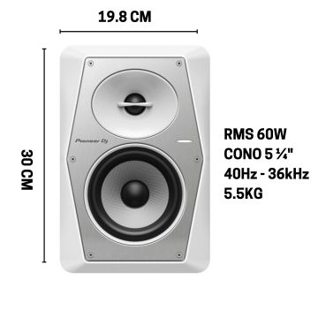 Monitor Pioneer VM-50 white