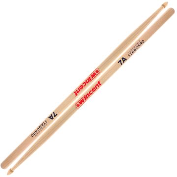 Wincent 7A Standard Hickory Natural Bacchette Batteria Paio
