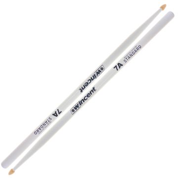 Wincent 7A Hickory Standard white bacchette batteria paio