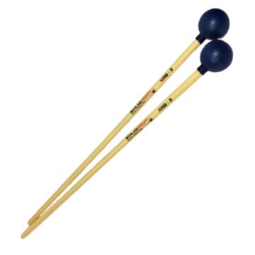 Mallets Xilofono Schlagkraft Xrb-3 manico in rattan testa in gomma