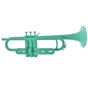 Tromba Sib plastica ZO con bocchino in plastica e borsa VERDE OPACA