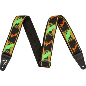 Fender Neon Guitar Strap Green/Orange