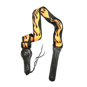 Tracolla Croson nylon logo Fire