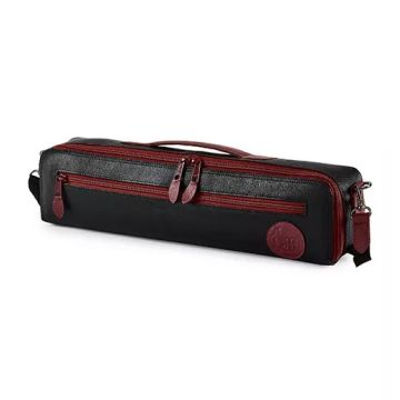 Custodia Flauto Gard 166-DML pelle black burgundy