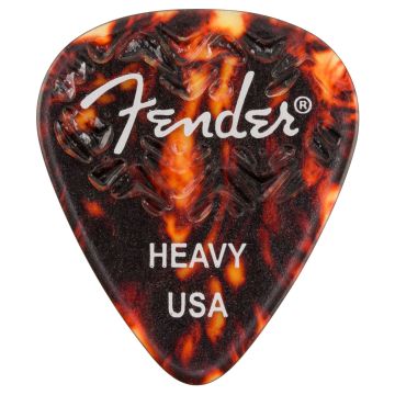 Blister plettri Fender 351 Shape Tortoise Shell Heavy 6pz
