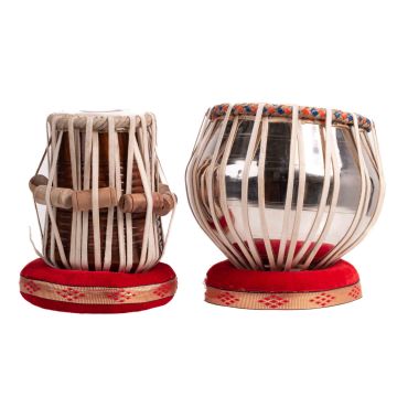 SET PROFESSIONALE TABLA INDIANA CON BORSA