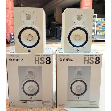 COPPIA MONITOR YAMAHA HS8 WHITE USATE