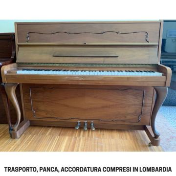 PIANOFORTE SCHULZE POLLMANN CIPPENDAL NOCE CON PANCA IN ARRIVO