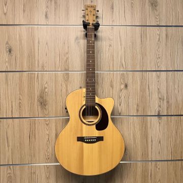 CHITARRA ACUSTICA AMPLIFICATA SIMON&PATRICK AMBER TRAIL CW MINI JUMBO SG T35 USATA
