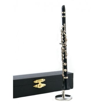 Miniatura Clarinetto 16cm con custodia Agifty