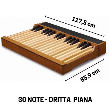 Viscount Pedaliera Diritta Piana Midi 30 Note