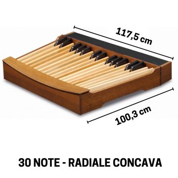 Viscount Pedaliera Midi 30 Note Radiale Concava