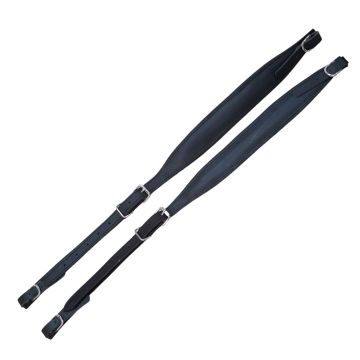 Tracolla Fisarmonica 96-120 Bassi Comet 317A pelle nero