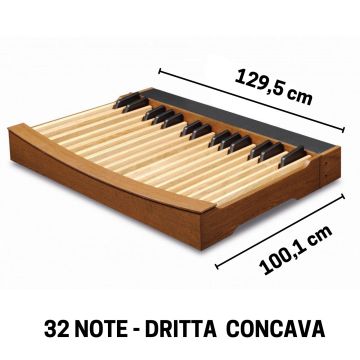 Pedaliera Midi 32 Note Viscount Diritta Concava