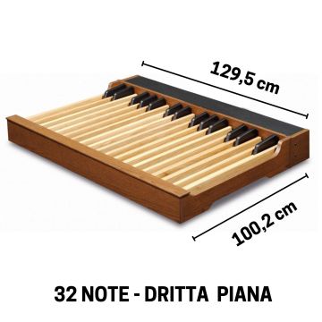 Viscount Pedaliera Midi Diritta Piana 32 Note 
