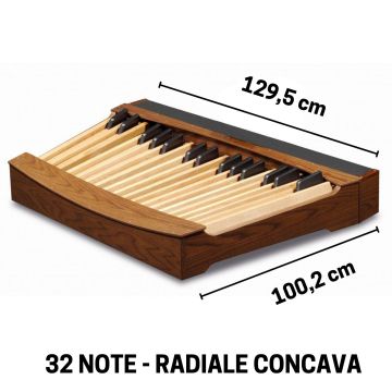Viscount Pedaliera Midi Radiale Concava 32 Note