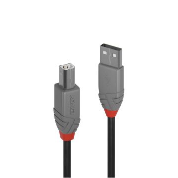 Cavo USB 2.0 A/B 1mt Lindy 36672 