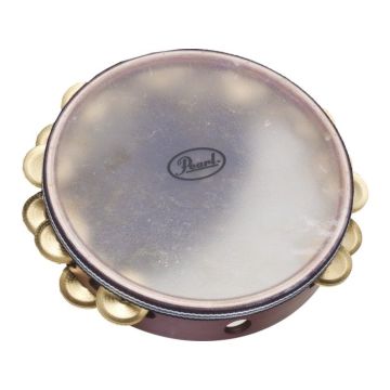Pearl PETM-1017 Tamburello 10" piattini ottone pelle naturale