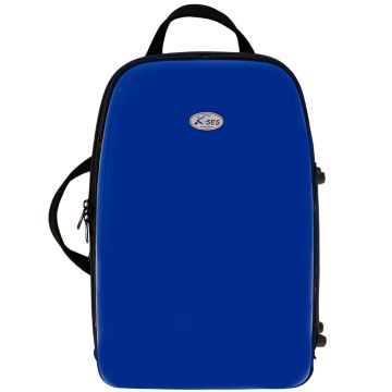 Custodia per 2 clarinetti Sib/La K SES blu lucido