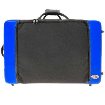 Custodia per 4 trombe K SES blu lucido