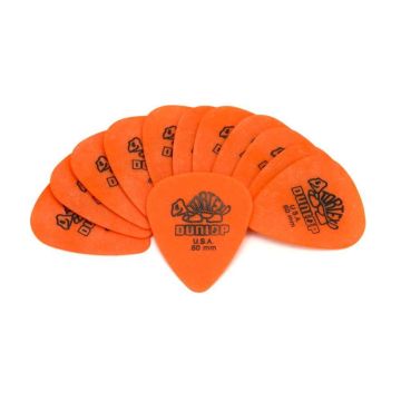 Blister plettri Dunlop 418P.60 Tortex 12pz standard 60mm