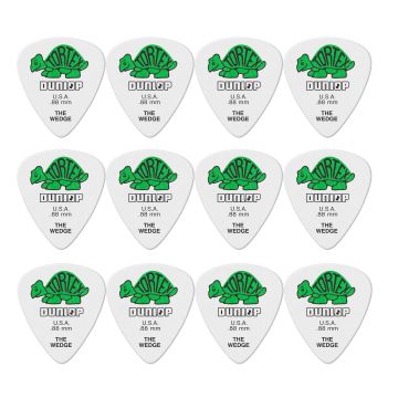 Blister plettri Dunlop 424P.88 Tortex wedge 12pz 88mm