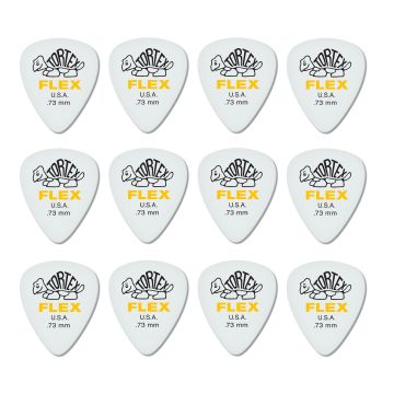 Blister plettri Dunlop 428P.73 Tortex flex standard 12pz 73mm