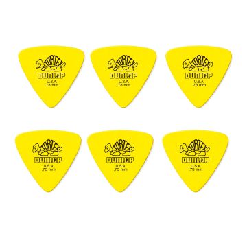 Blister plettri Dunlop 431P.73 Tortex triangle 6pz 73mm