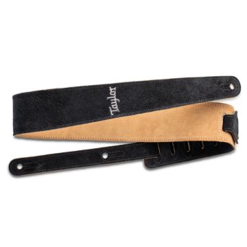 Tracolla chitarra Taylor strap Embroidered Suede Black 2,5