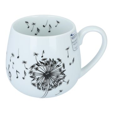 Tazza Musik Boutique bombata petali con note