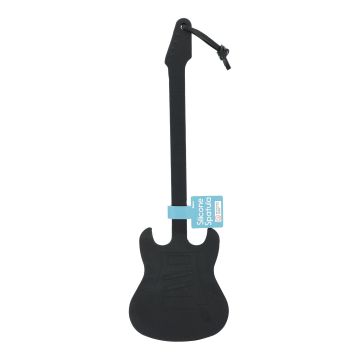 Spatola a forma di chitarra elettrica nera Musikboutique