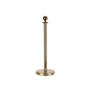 Showtec Round Top Cord Pole Gold base + palo
