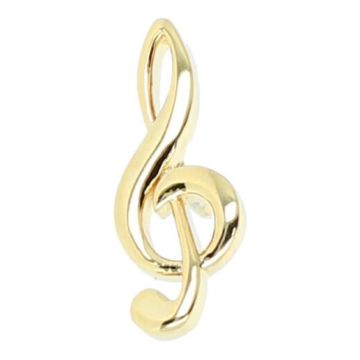 Spilla chiave di violino Musik Boutique oro