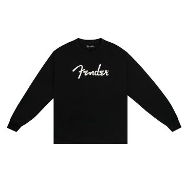 T-Shirt Fender logo Spaghetti manica lunga black L