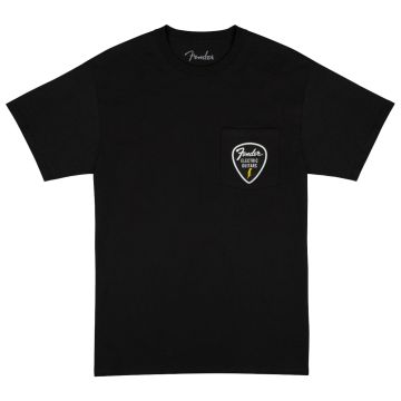 T-Shirt Fender Pick Patch Pocket Tee black XL