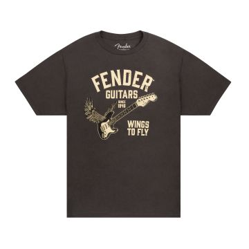 T-Shirt Fender Wings to fly vintage black L