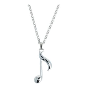 Collana Musikboutique con pendente croma argentata