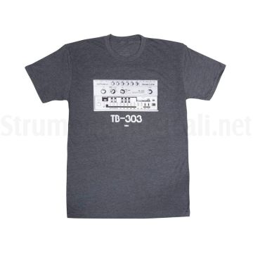 T-Shirt Roland TB-303 crew charcoal M