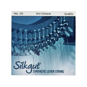 Corda Arpa Celtica Bow Brand 3 ottave n.20 G SOL in nylon Silkgut