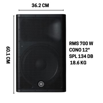  Yamaha DXR12 fronte