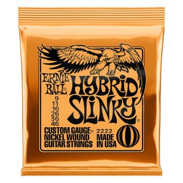 Corde Ernie Ball 2222 elettrica 009-046 FRONT