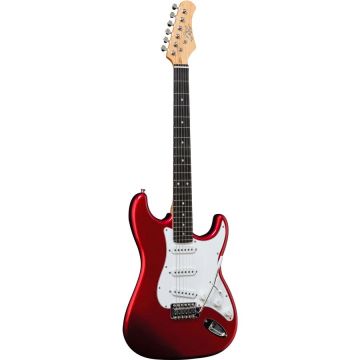 Chitarra Elettrica Eko S-300 chrome red