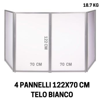 Schermo per consolle dj Boomtone Dj white