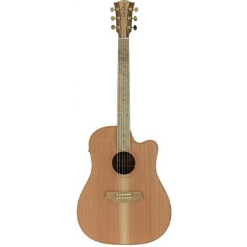 Chitarra Acustica Elettrificata Cole Clark FL2EC-RDBL red/blackwood con custodia