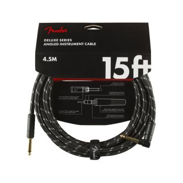 Cavo jack/jack angolare 4,5 mt Fender Deluxe black tweed