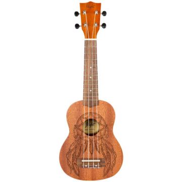 Ukulele soprano Flight NUS350DC Dreamcatcher natural con borsa