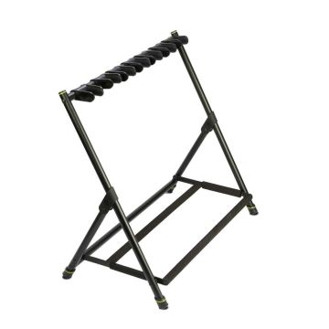 Gravity Vari-G7 Supporto Chitarra multiplo 7 posti nero