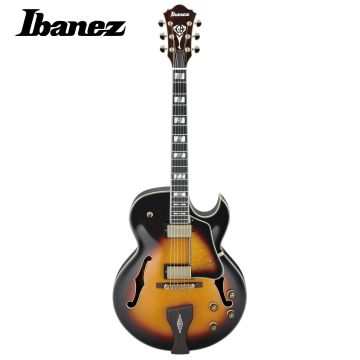 Chitarra Semiacustica Ibanez LGB30-VYS George Benson vintage yellow sunburst con custodia